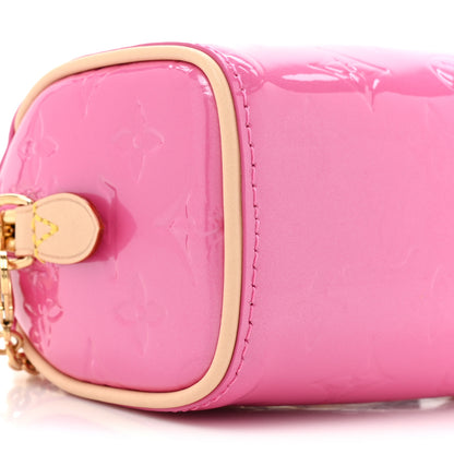 Louis Vuitton Vernis Monogram Nano Speedy Neon Pink 8 of 9