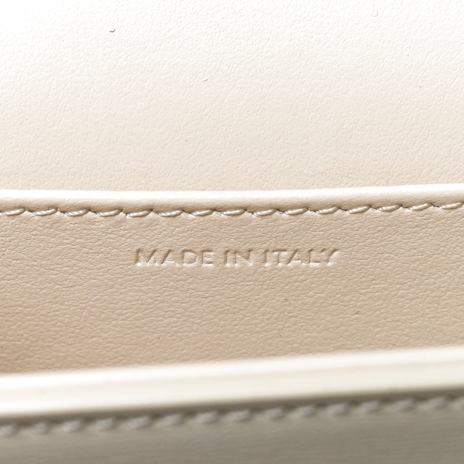 Celine Shiny Calfskin Mini Triomphe Chalk 6 of 8