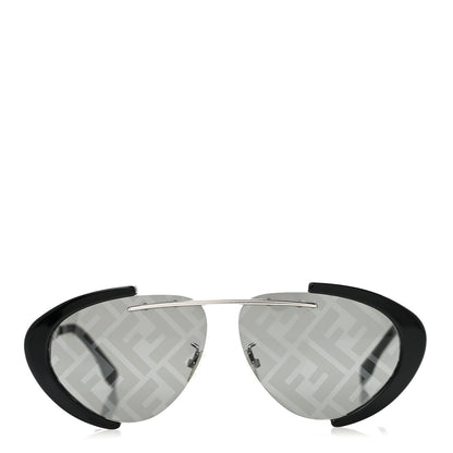 Fendi Metal Geometric FF Sunglasses FE40042U Black 2 of 8