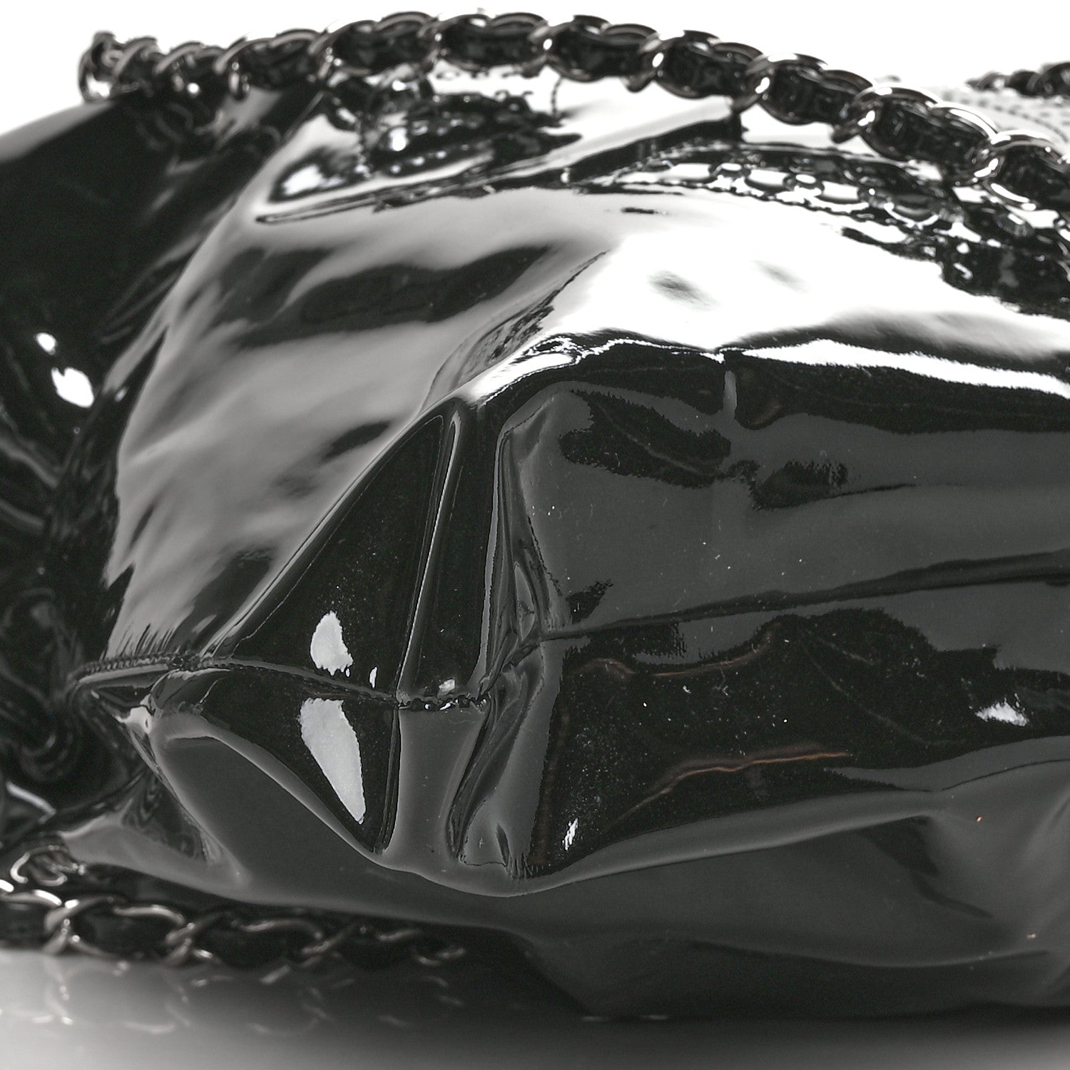 Chanel Patent Crystal Strass Bonbons Tote Black 8 of 9