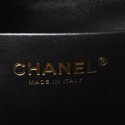 Chanel Tweed Mixed Fibers Leopard Print Small Souplissimo Maxi Flap Brown Black White 6 of 11