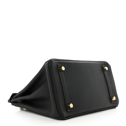Hermes Togo Birkin 25 Black 4 of 10