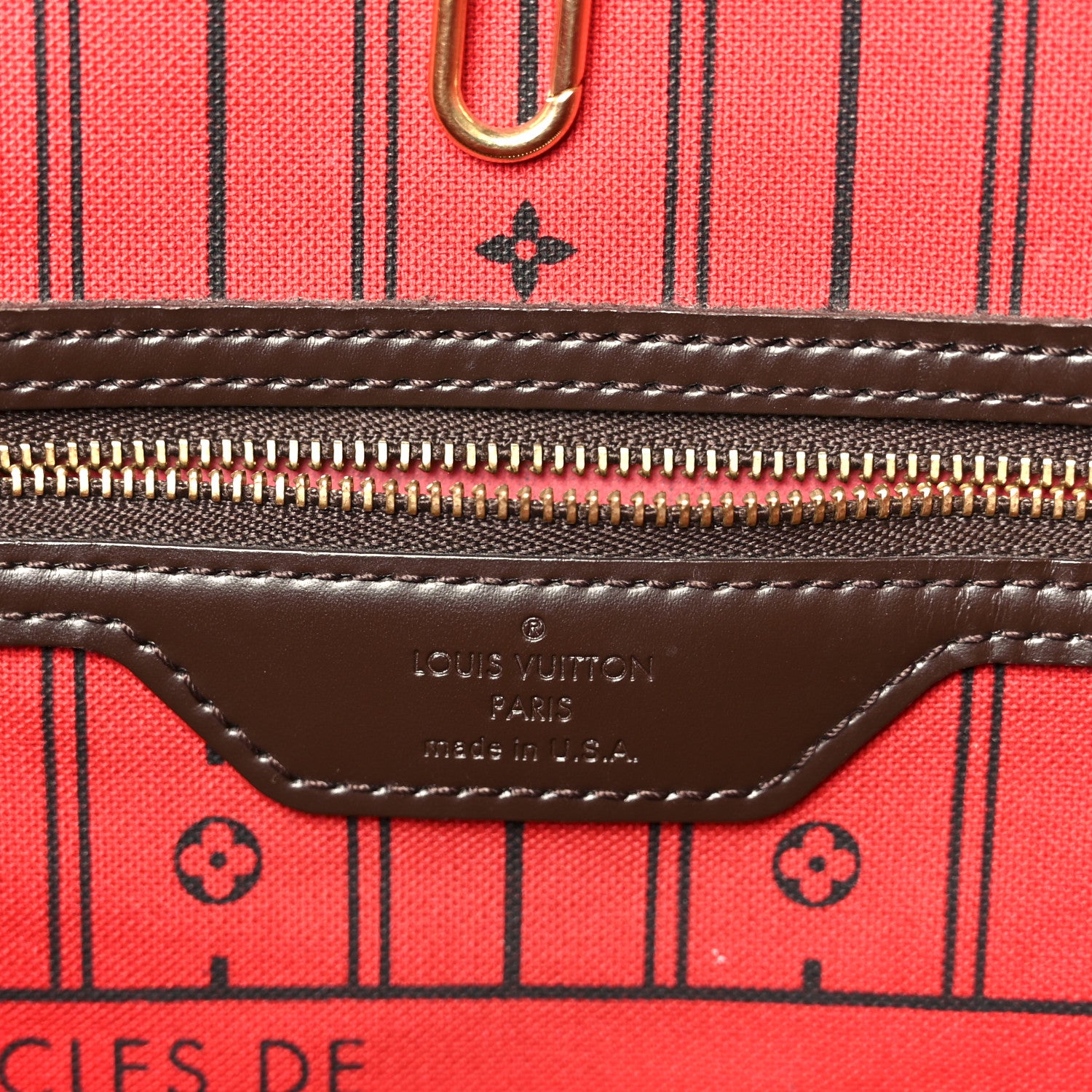 Louis Vuitton Damier Ebene Neverfull MM 7 of 15