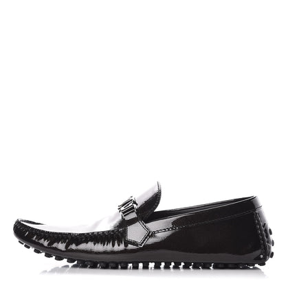 Louis Vuitton Patent Taiga Monte Carlo Moccasin Loafers 13 Black 1 of 10