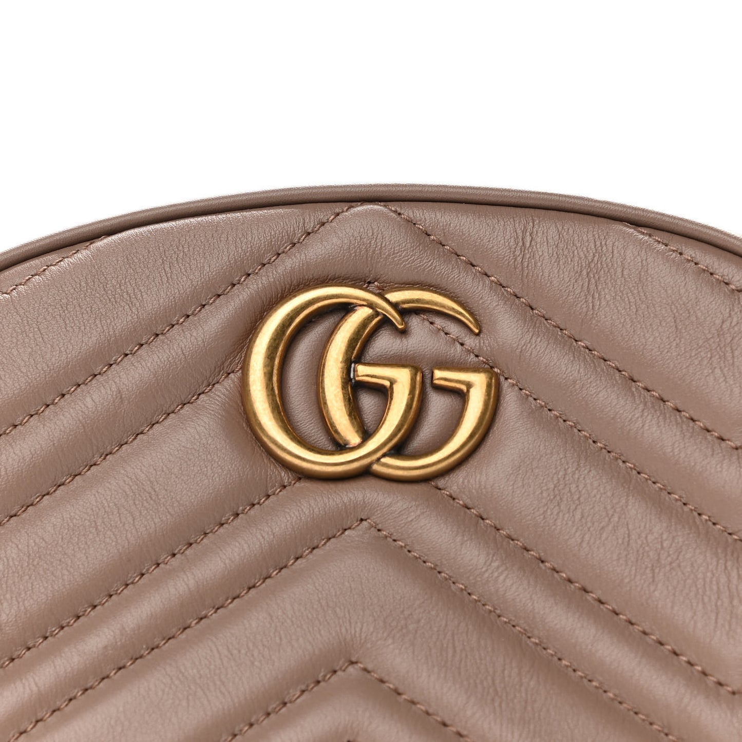 Calfskin Matelasse GG Marmont Belt Bag 85 34 Porcelain Rose