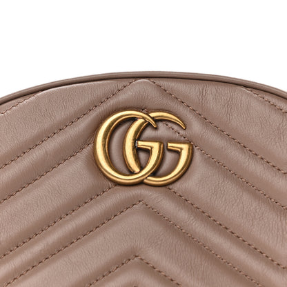 Gucci Calfskin Matelasse GG Marmont Belt Bag 85 34 Porcelain Rose 9 of 11