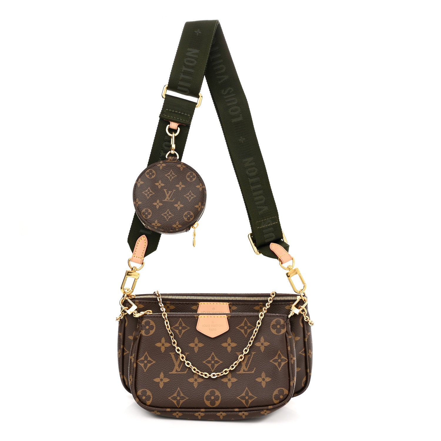 Louis Vuitton Monogram Multi Pochette Accessories Kaki 1 of 11