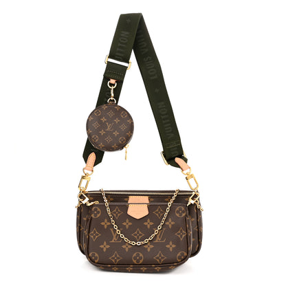 Louis Vuitton Monogram Multi Pochette Accessories Kaki 1 of 11