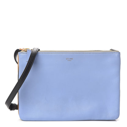 Celine Lambskin Small Multicolor Trio Crossbody Bag Porcelain 1 of 10