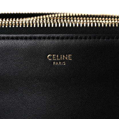 Celine Lambskin Small Trio Crossbody Bag Black 6 of 11