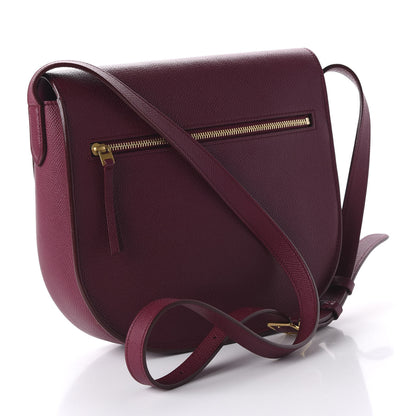 Celine Grained Calfskin Medium Trotteur Plum 3 of 10