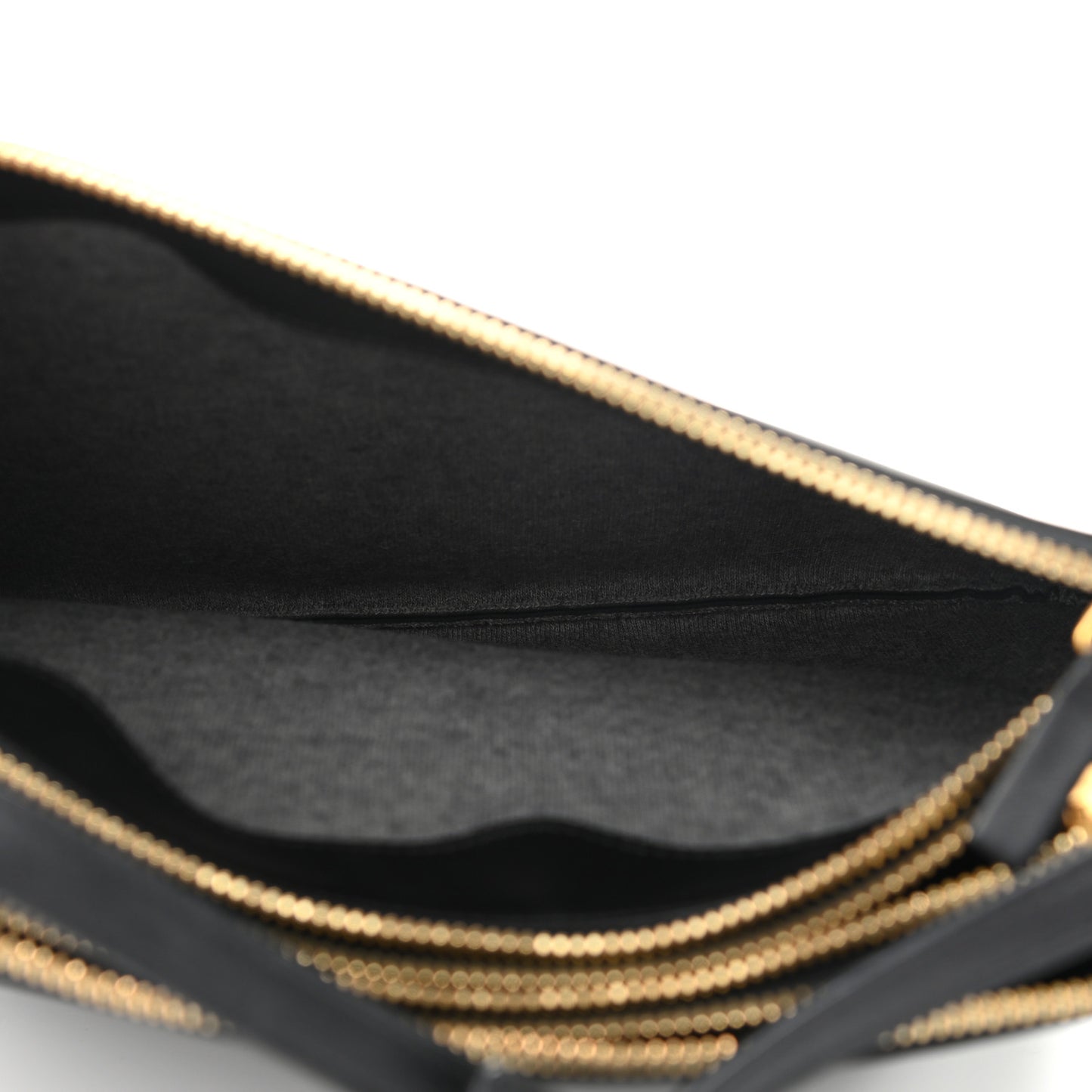 Lambskin Large Trio Crossbody Bag Black