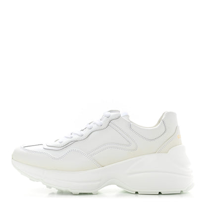 Gucci Soft Calfskin Womens Rhyton Sneakers 36 Ivory 1 of 9