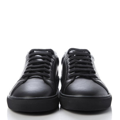 Saint Laurent Calfskin Andy Low Top Sneakers 36 Black 2 of 9
