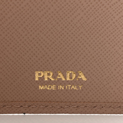 Prada Saffiano Triangle Continental Wallet Cammeo 12 of 12