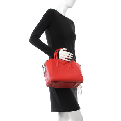 Givenchy Sugar Goatskin Small Antigona Red 2 of 8