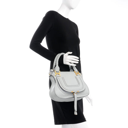 Chloe Calfskin Small Marcie Satchel Airy Grey 3 of 8