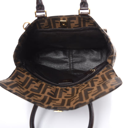 Fendi Zucca Satchel Tobacco 5 of 14