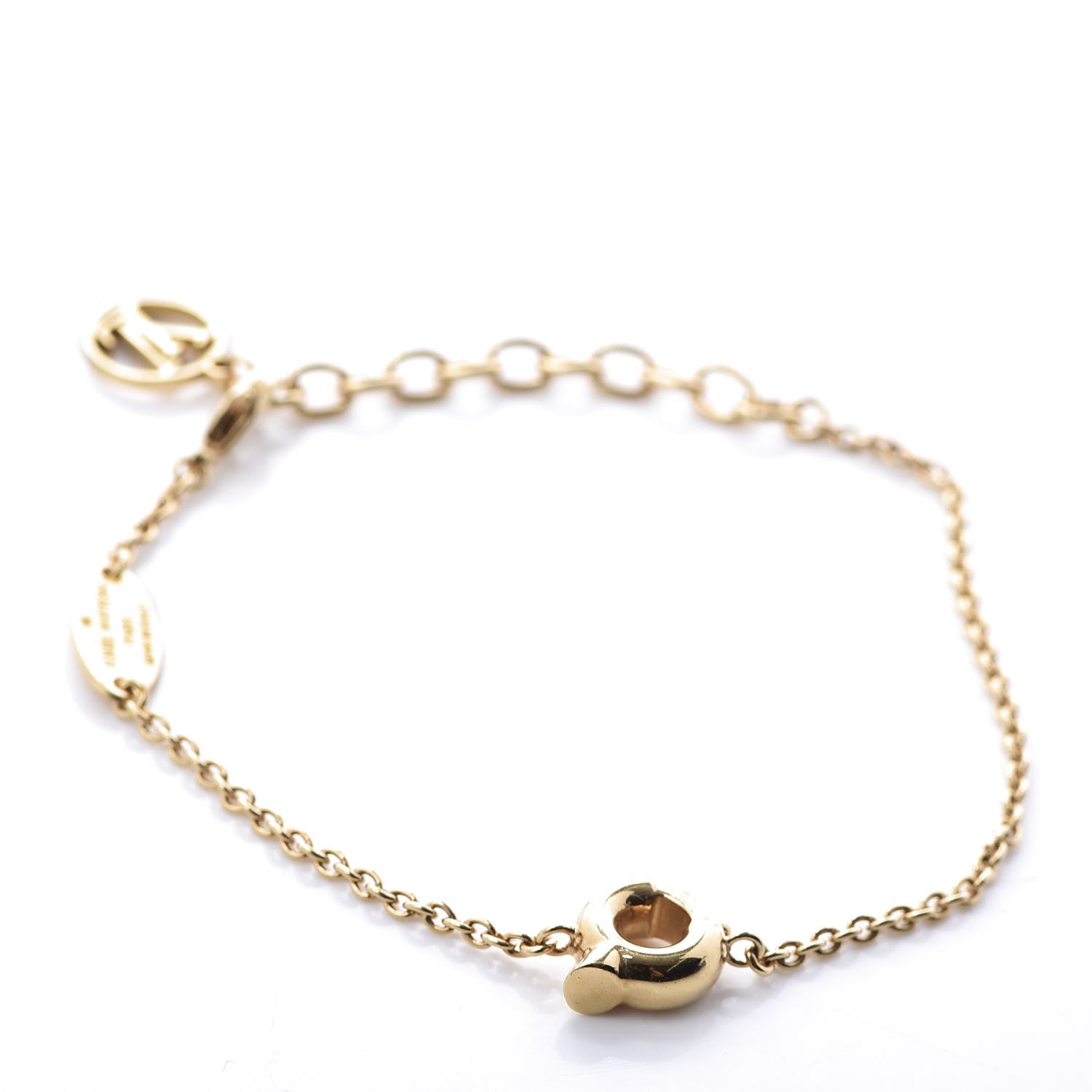 Louis Vuitton LV And Me Letter Q Bracelet Gold 1 of 4