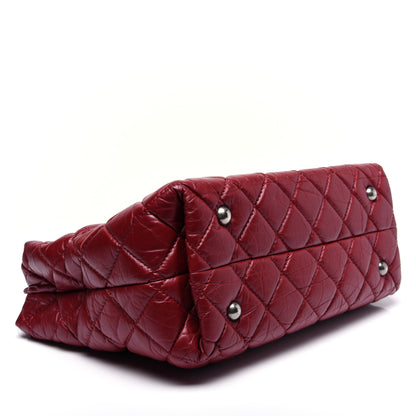 Chanel Aged Calfskin Quilted Reissue 2.55 Tote Red 4 of 14