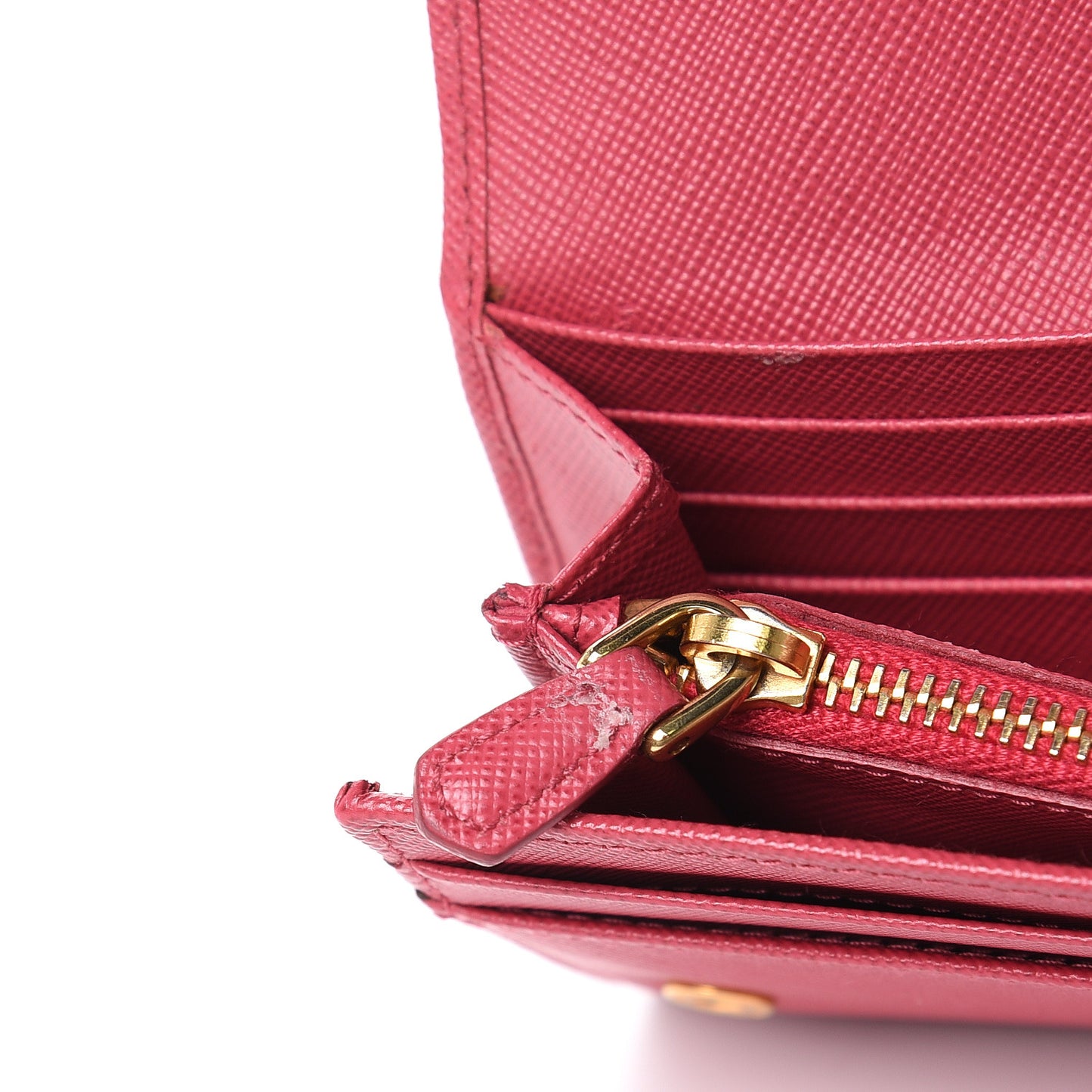 Saffiano Fiocco Bow Continental Wallet Peonia