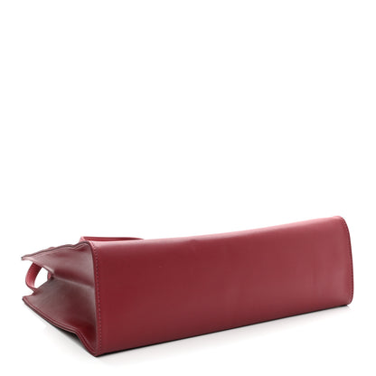 Telfar Vegan Leather Medium Shopping Bag Oxblood 4 of 10