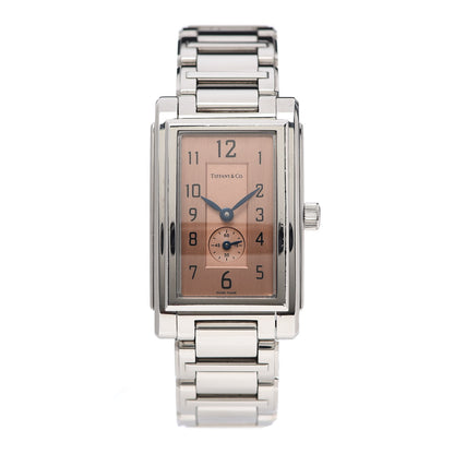 Tiffany Stainless Steel 22mm Grand Resonator Quartz Watch Copper 1 of 6