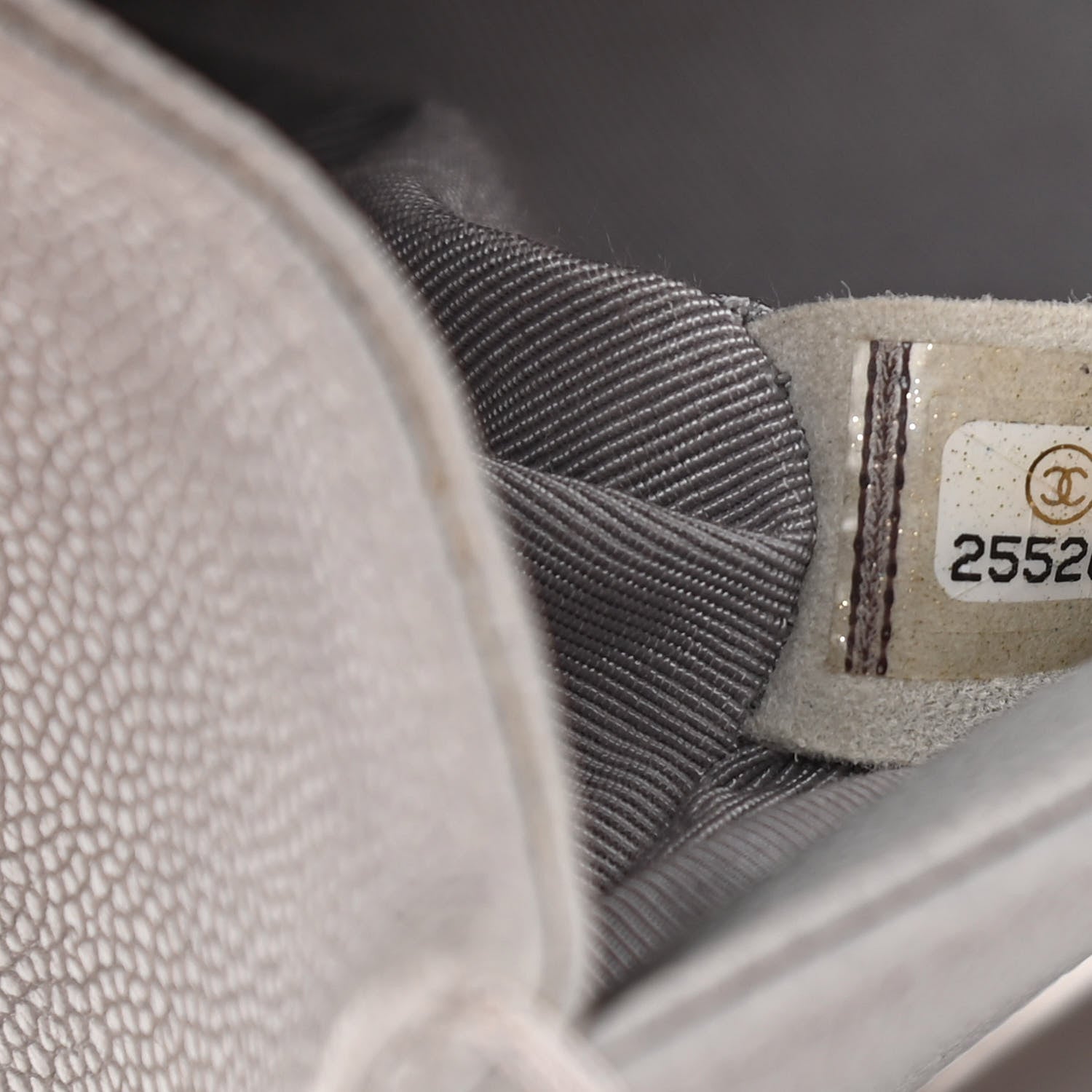 Chanel Caviar Quilted Small Boy Flap Grey 7 of 12