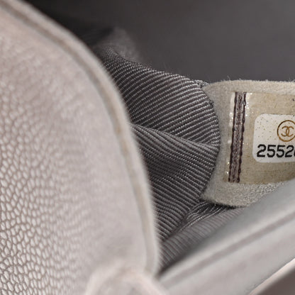 Chanel Caviar Quilted Small Boy Flap Grey 7 of 12