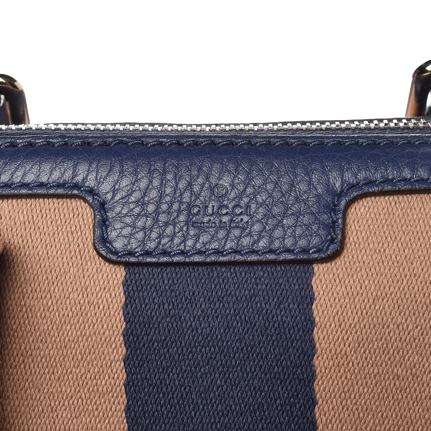 Monogram Vintage Web Small Boston Blue