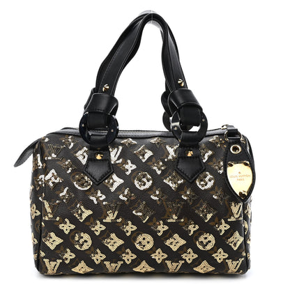 Louis Vuitton Monogram Sequins Eclipse Speedy 28 Gold 1 of 4