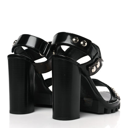 Louis Vuitton Monogram Star Trail Sandals 38.5 Black 4 of 8