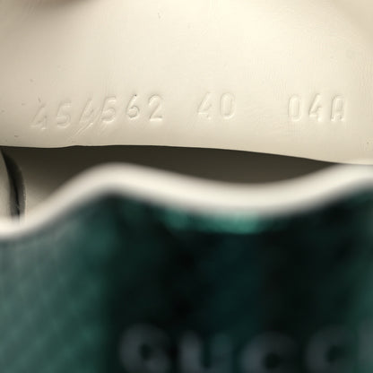 Gucci Calfskin Ayers Web Star Embroidered Womens Ace Sneakers 40 White Multi 6 of 8