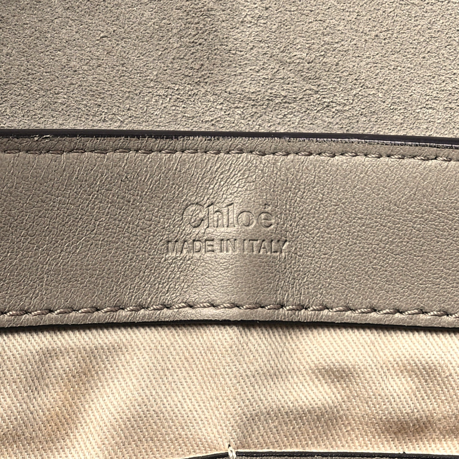Chloe Calfskin Medium Faye Day Shoulder Bag Motty Grey 6 of 12