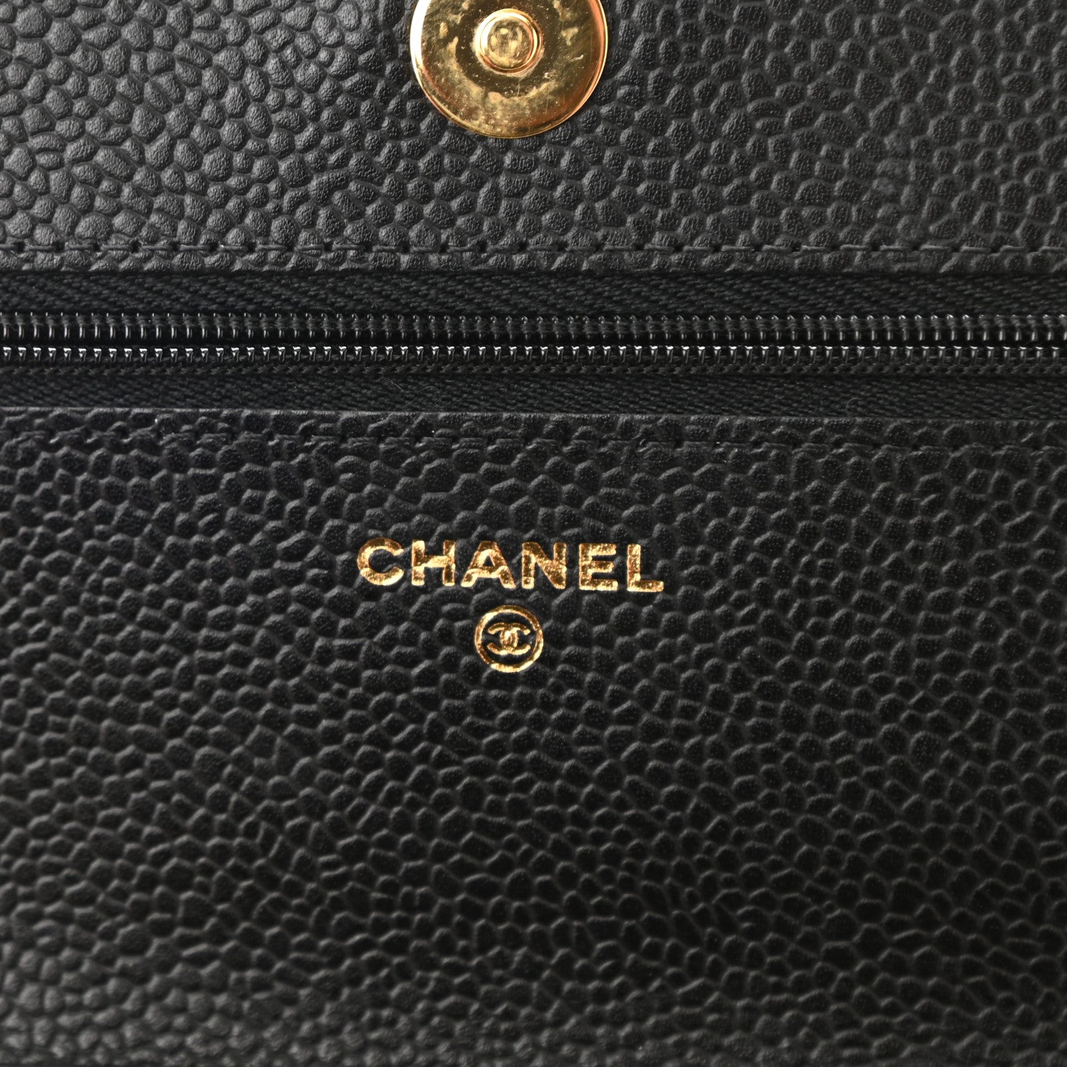 Chanel Caviar Quilted Wallet On Chain WOC Black 6 of 11