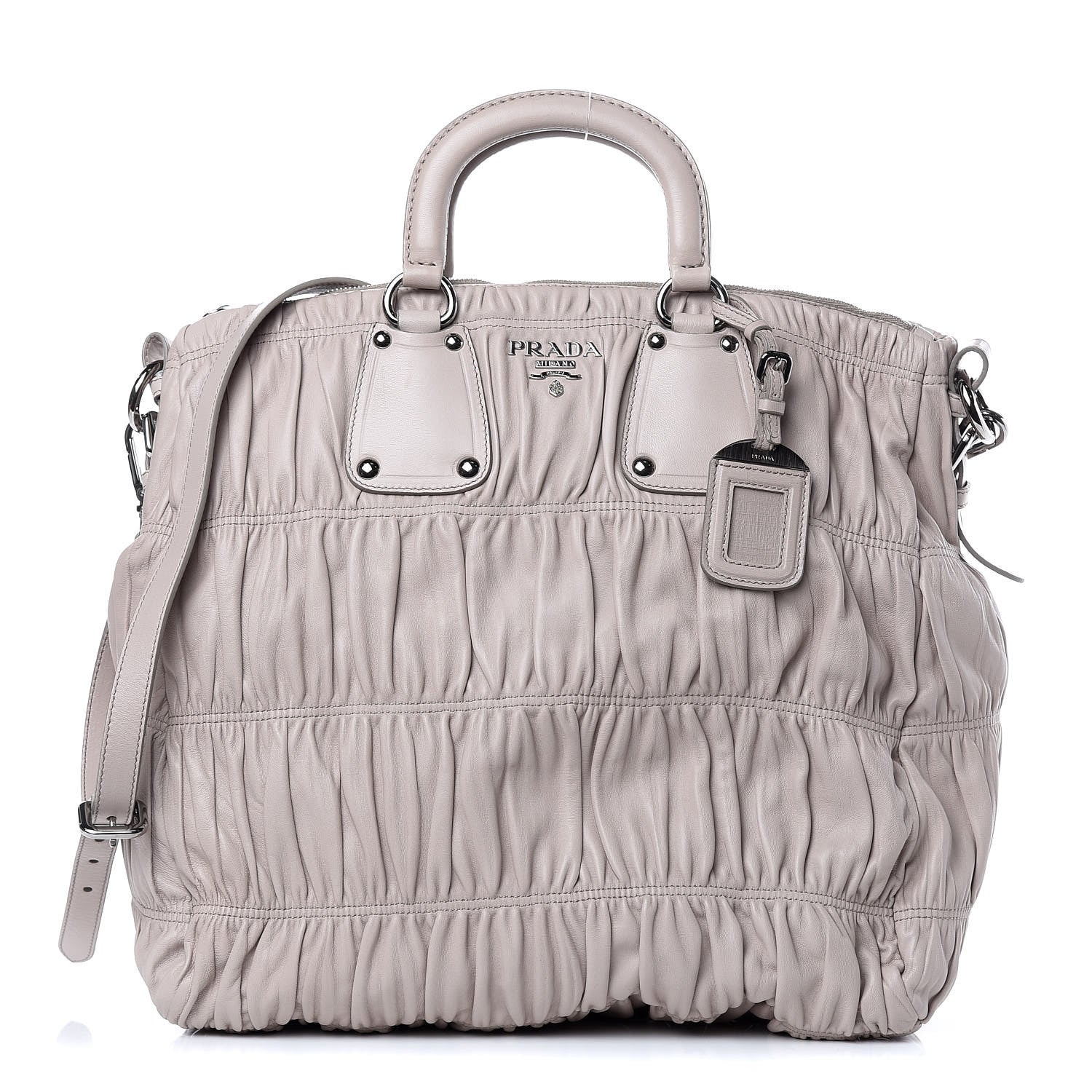 Prada Nappa Gaufre Tote Pomice 1 of 12