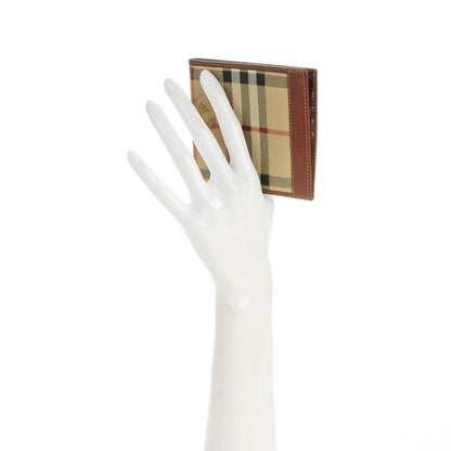 Burberry Haymarket Check Bi-Fold Wallet Brown 2 of 7