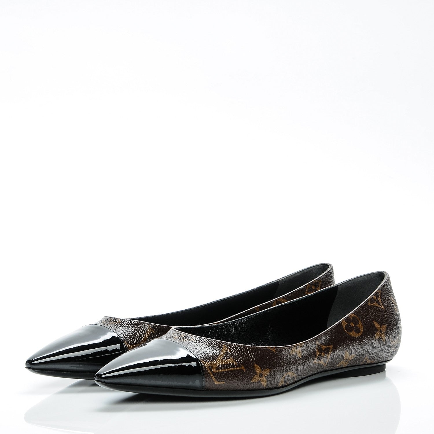 Louis Vuitton Patent Monogram Fetish Ballerina Flats 39.5 3 of 7
