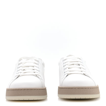 Fendi Calfskin Mens Fendi Match Low Top Sneakers 6 White Beige 3 of 8