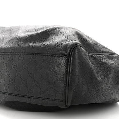 Gucci Guccissima Large Sukey Tote Black 10 of 11
