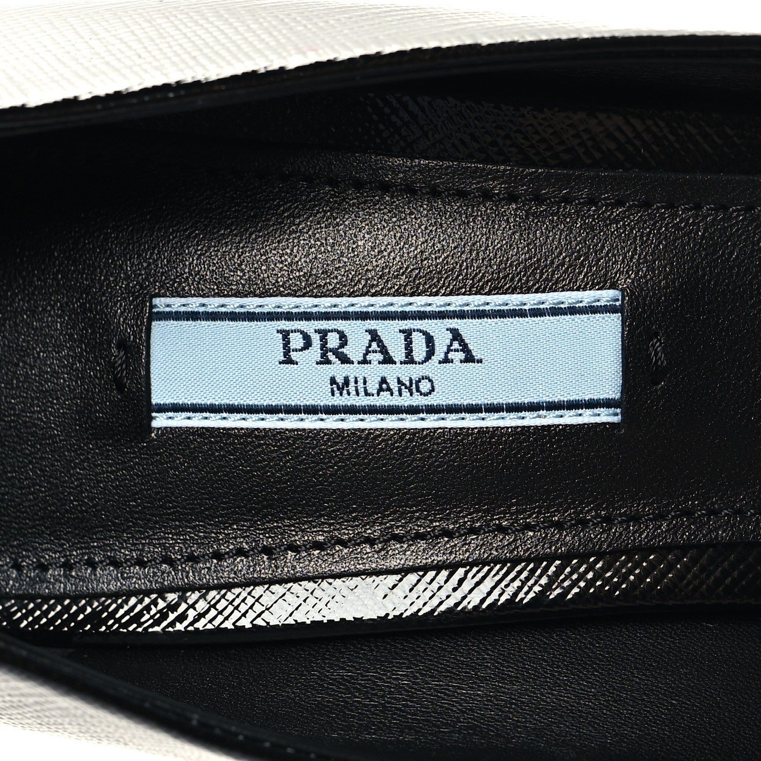 Prada Saffiano Patent Pumps 41 Black 7 of 7