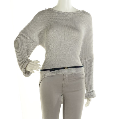 Chanel Wool CC Logo Skinny Belt 85 34 2 of 8