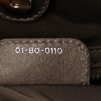 Christian Dior Coated Canvas Cannage Medium Panarea Tote Grey 7 of 11