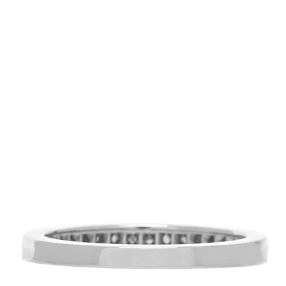 Tiffany Platinum Diamond .22ctw Half Circle Wedding Band Ring 53 6.25 3 of 5