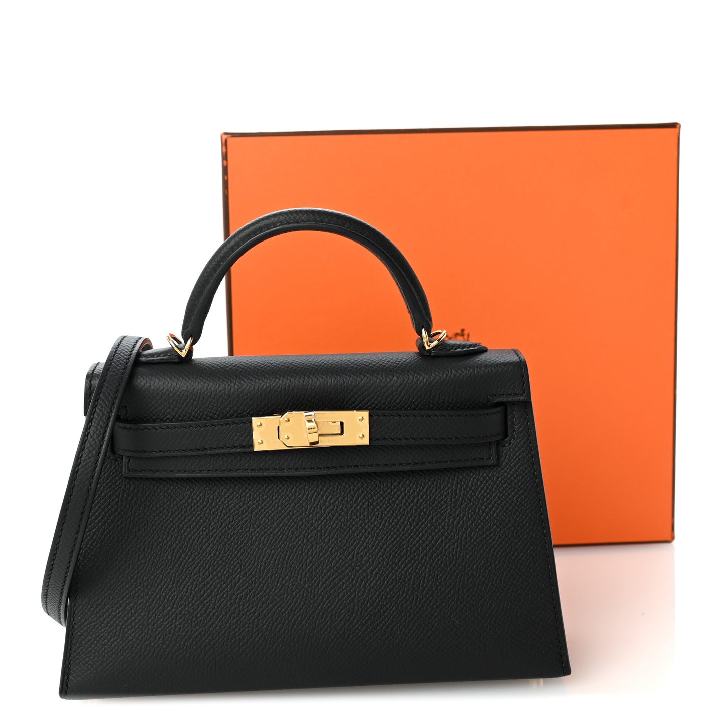 Epsom Mini Kelly Sellier 20 Black