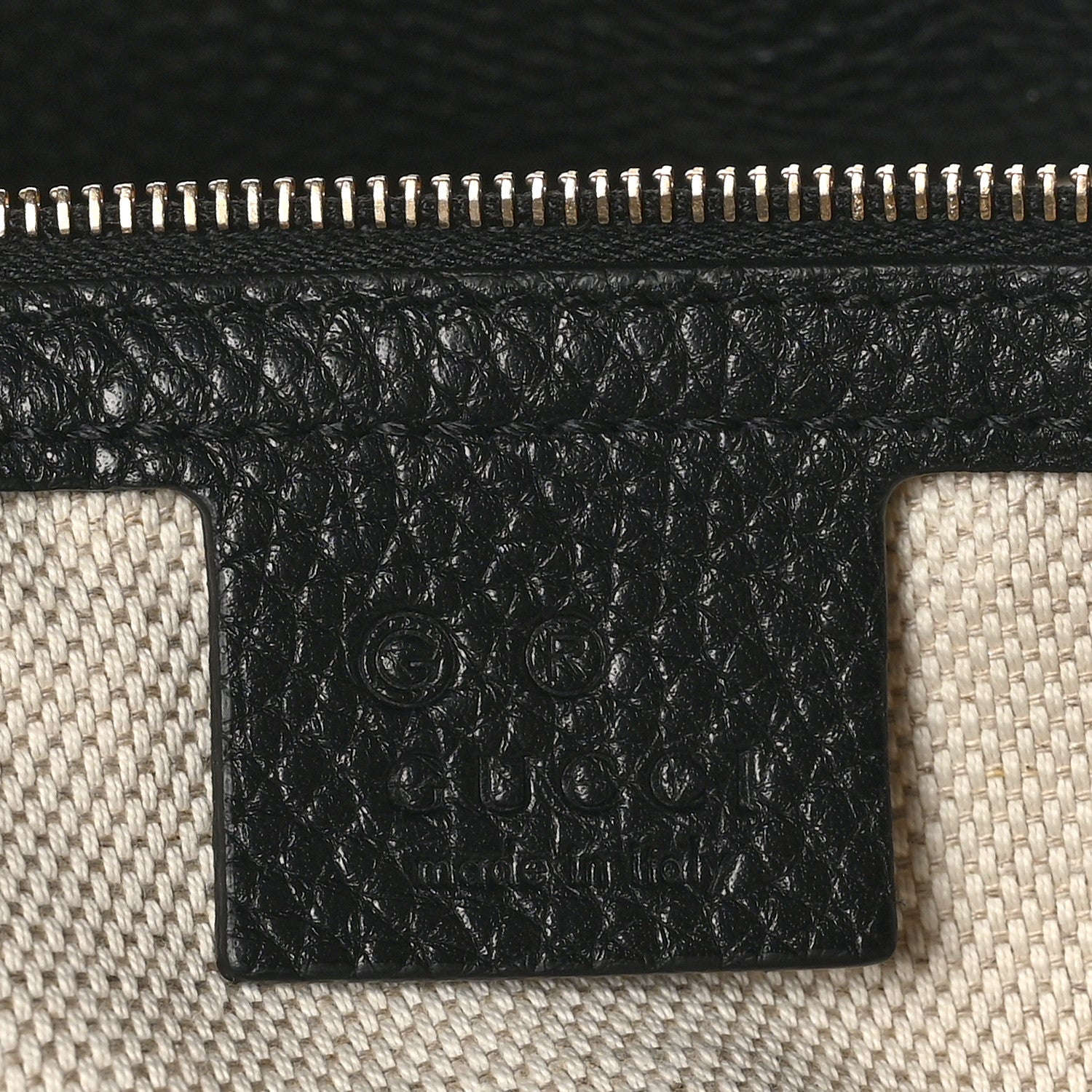 Gucci Pebbled Calfskin Large Soho Hobo Black 6 of 10