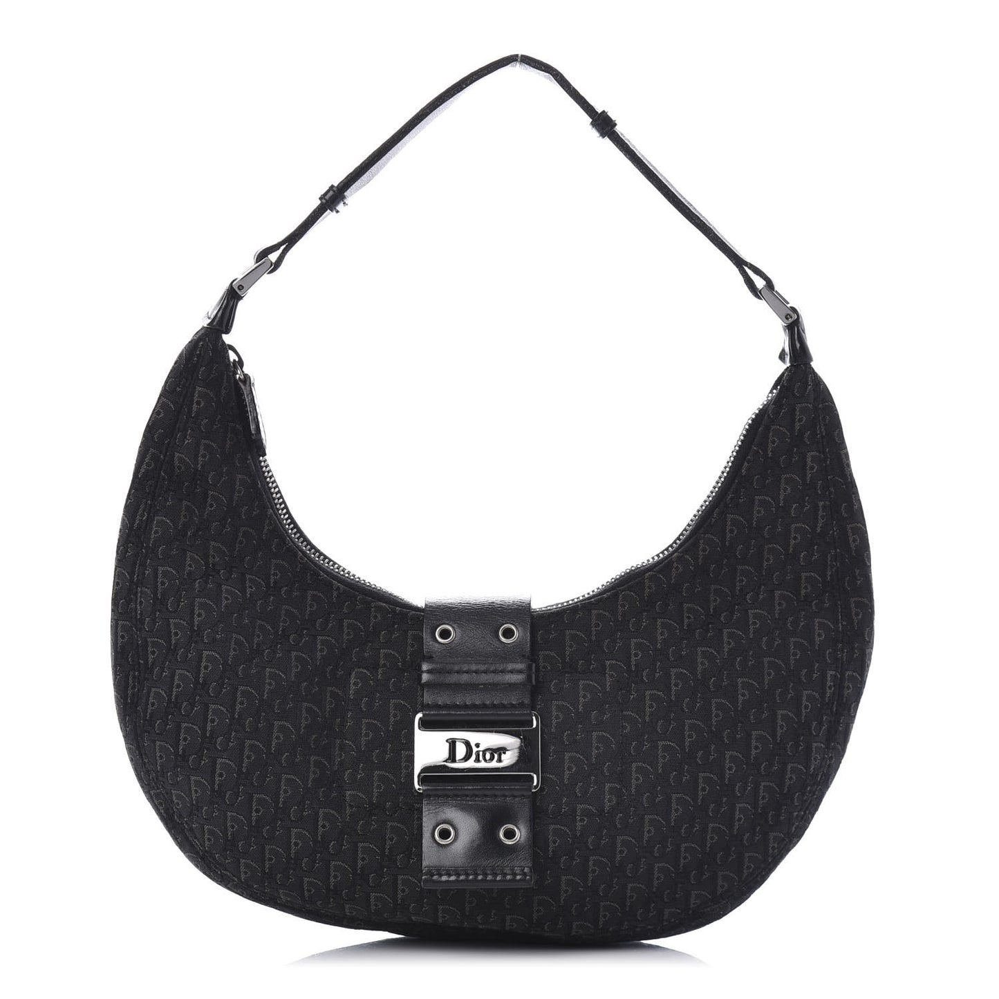 Monogram Street Chic Hobo Black