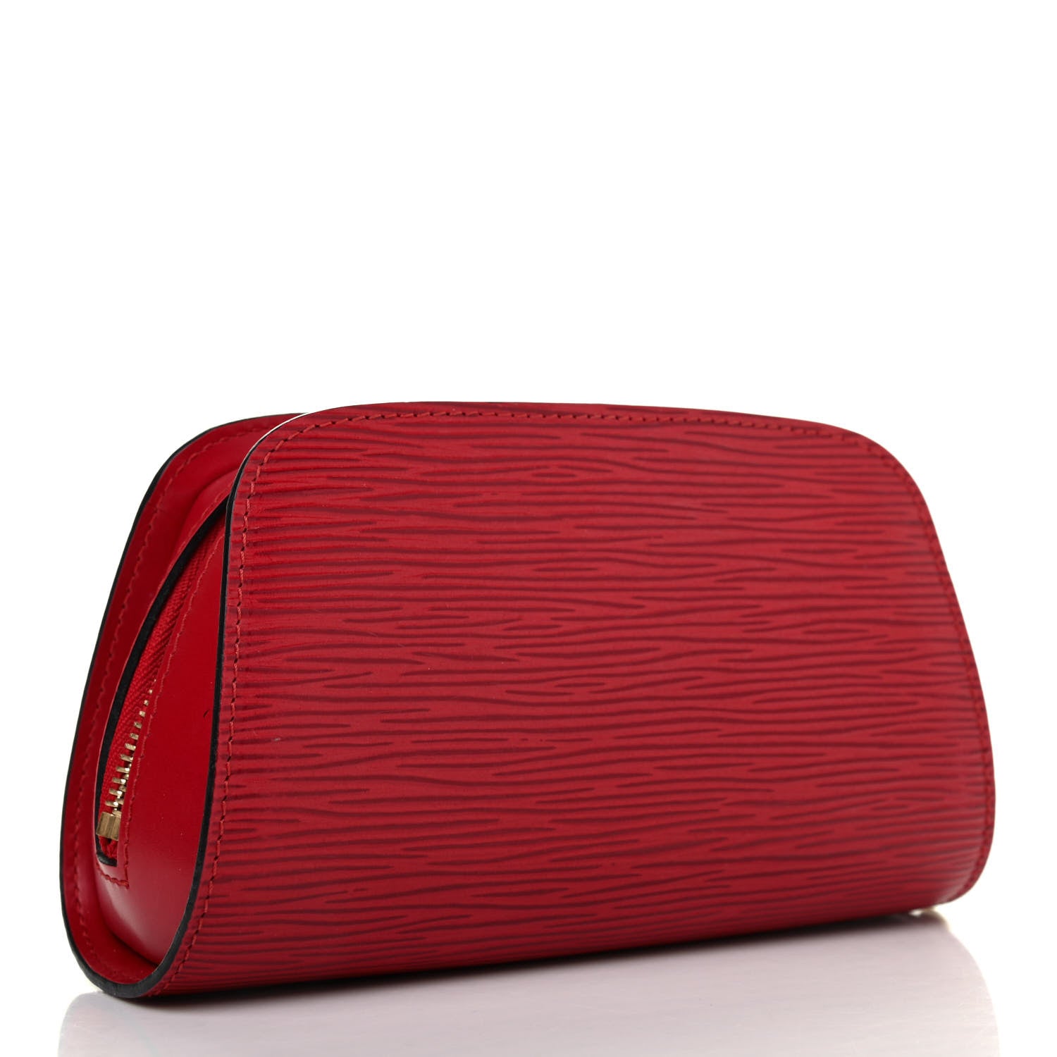 Louis Vuitton Epi Dauphine 17 Cosmetic Pouch Castillan Red 2 of 4