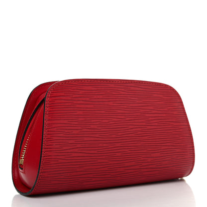 Louis Vuitton Epi Dauphine 17 Cosmetic Pouch Castillan Red 2 of 4