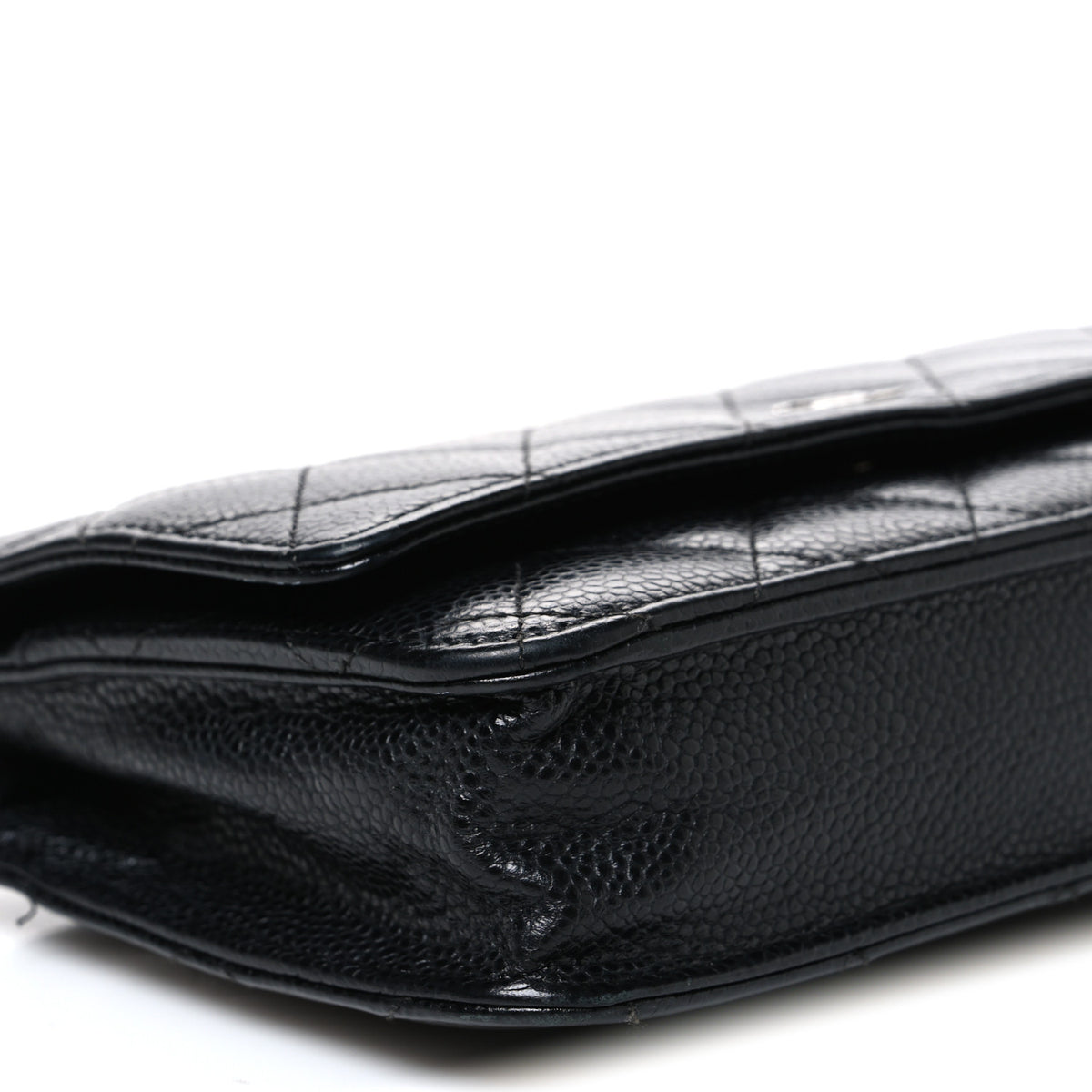 Chanel Caviar Quilted Wallet On Chain WOC Black 10 of 12